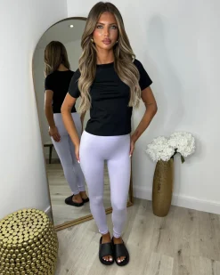 Briony Bum-Scrunch Seamless Leggings - Lilac