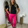 Briony Bum-Scrunch Seamless Leggings - Fuchsia
