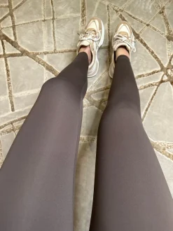 Josie Second Skin Sculpt Shapewear Leggings- Chocolate