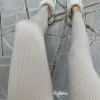 Kaci Ribbed Leggings - Beige