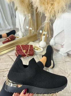 Leonie Sock Trainers - Black/Black
