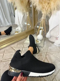 Leonie Sock Trainers - Black/White