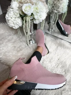 Leonie Sock Trainers - Pink