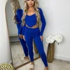 Miesha Corset Style Gym Set - Royal Blue