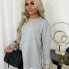 Neve Side Zip Detail Jumper - Grey