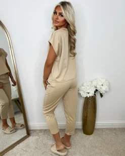 Sam Loungewear Set - Beige